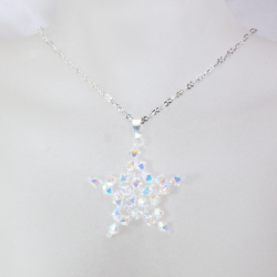 Pendant 45cm - Columba-Silver Chain - Pendant 45cm - Laiton argenté